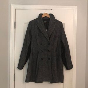 Torrid herringbone wool coat